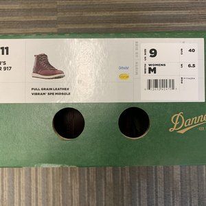Danner Womens Logger 917 Boot - Maroon - Size 9